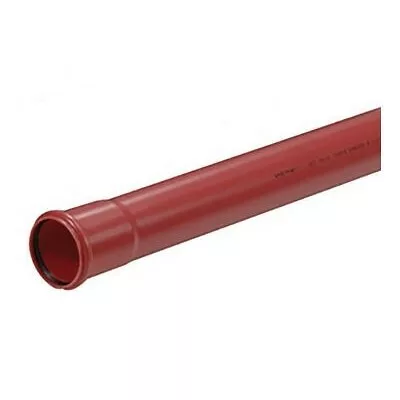 Kaapeliputki TEL A 100 6m punainen PVC